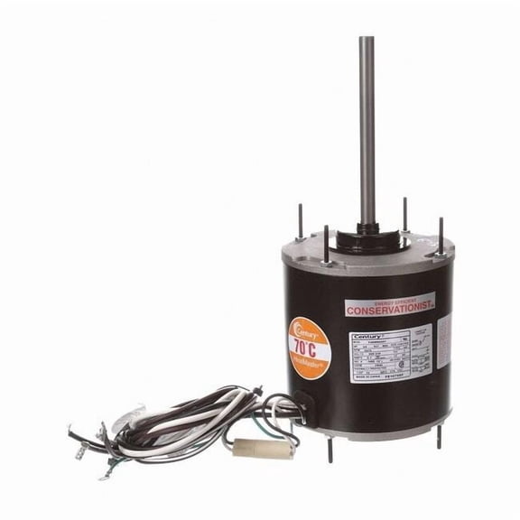 Century Condenser Fan Motor,3/4 HP,1075 rpm,60Hz FE1076SF