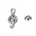 thumbnail image 1 of Musical symbol brooch, unique pin, 1 of 5