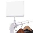thumbnail image 4 of Grey Universal Clamp On 5.5" x 7" Acrylic Frame Sign Holder, Retail Rack Card Display, 10" H, 2 Pack, 4 of 4
