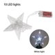 thumbnail image 4 of Estrella para árbol de Navidad con luces, 10/30 LED, adorno para copa de árbol con purpurina, decoración para fiestas y el hogar, de BOOBEAUTY, 4 of 8