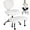 White, variant on Cross Legged Office Chair, Ergonomic Criss Cross Chair with Wheels, 360° Swivel Height-Adjustable Meditation Chair for Yoga & ADHD, Wide Kneeling Chair with Strong Lumbar Support