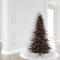 thumbnail image 2 of Vickerman 6.5' Black Fir Artificial Christmas Tree with 600 Warm White LED Lights, 2 of 3