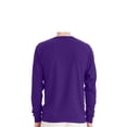 thumbnail image 3 of Hanes Essential-T Men's Long Sleeve T-Shirt, Crewneck, Classic Fit Cotton Tee, Athletic Purple, XL, 3 of 6