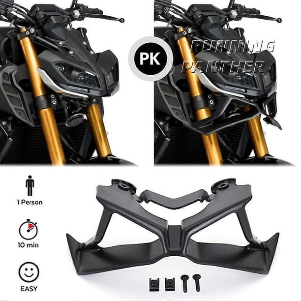 Motorcycle Downforce Naked Frontal Spoilers Winglet Aerodynamic Wing Front Spoiler Kit For Yamaha MT-09 MT09 SP -