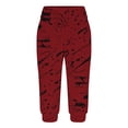 thumbnail image 3 of SHTXOZHI Capri Pants for Women Summer Beach Casual Cropped Pants Elastic Waisted Print Trousers, 3 of 5