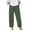 Army Green-03, variant on Perfectbot Womens High Waist Wide Leg Pants Elastic Smocked Waist Baggy Trounser Casual Straight Leg Pants