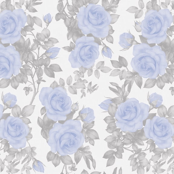 SUSSEXHOME 177.59 Square Feet Vinyl–Kaemplex Removable Wallpaper - Waterproof, Strippable, Light Resistance & Cleanable Wall Paper Roll-Vision Collection-Roses