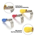 thumbnail image 3 of 140PCS 22-10AWG Insulated Piggyback Spade Crimp Terminals Connectors Female Male, 3 of 4