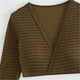 thumbnail image 2 of Gibobby Trajes de Baño para Mujer Bikini de talle para mujer con cuello en V, traje de baño de manga larga, bañador , conjunto de ropa interior deportiva(Café,G), 2 of 5