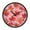 Red Maple Leaf Pattern, variant on Voice Activated Clock with Glow Light 12 Inch Large Silent Wall Clock Battery Operated for Home Decor Red Maple Leaves in Autumn