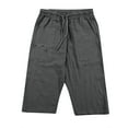 thumbnail image 4 of EHQJNJ White Linen Pants Men Jogging In Spring and Summer Relaxing and Relaxing Beach Vacation Nine Point Sweatpants Red Pants Men's Sweatpants with Pockets Cotton, 4 of 4