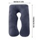thumbnail image 3 of FloHua U-Shaped Maternity Pillow Cover – Washable & Removable, Perfect for Pregnant Women’s Sleep, Nursing & Comfort, Soft & Breathable Fabric, 3 of 9
