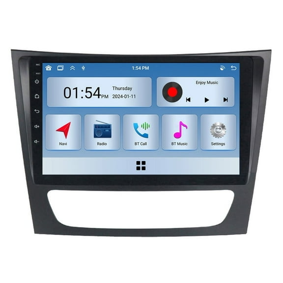 RoverOne 6 128G Android Car Stereo Bluetooth Carplay GPS for Mercedes Benz E Class S211 W211 2002-2009 CLS Class C219 2004-2010