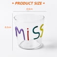 thumbnail image 2 of Vasos de cristal para beber – Auténtico artesano – Elegante juego de cristalería transparente para bebidas frías, refrescantes, bebidas, té helado, 2 of 6