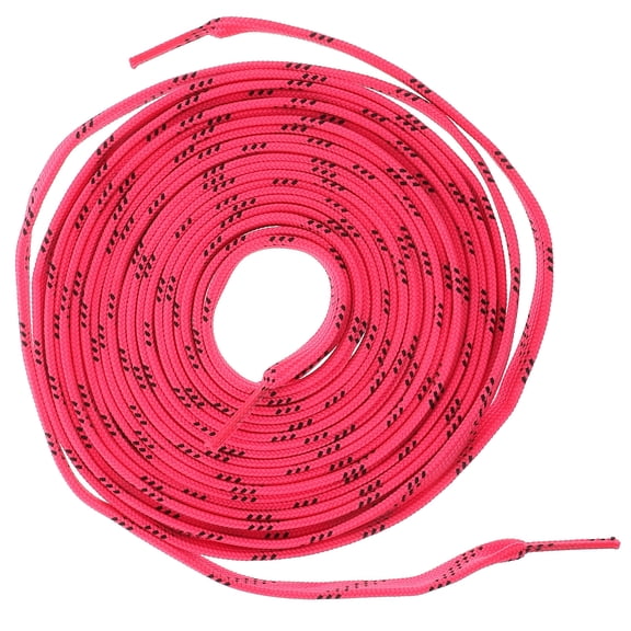 KONTONTY Durable Pink Polyester Laces for Outdoor Roller Skates 1Pair