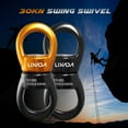 thumbnail image 1 of Lixada Swing Rotator 30kN Safest Rotator Swing Rotator Carabiner Rotator Climbing Rope Rotator Suitable for Net Tree Swing Set Hammock, 1 of 8