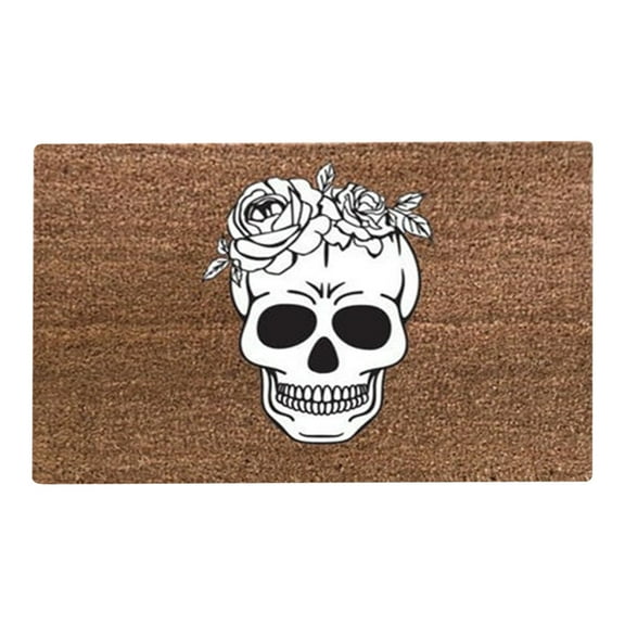 Fridja Halloween Door Mat Cartoon Floor Mat Hallway Kitchen Foot Mat Soft Non-slip Halloween Decorations