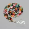 thumbnail image 3 of 120CM/47.2 Inch Anti-lost Long Chain Rope Strap Mobile Phone Lanyard Neck for Women Acrylic Multi-color Black, 3 of 4