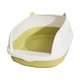 thumbnail image 4 of Caja de arena para gatos, arenero duradero, antisalpicaduras, con pedal para tamizar la arena, semicerrado Color Verde L, 4 of 9