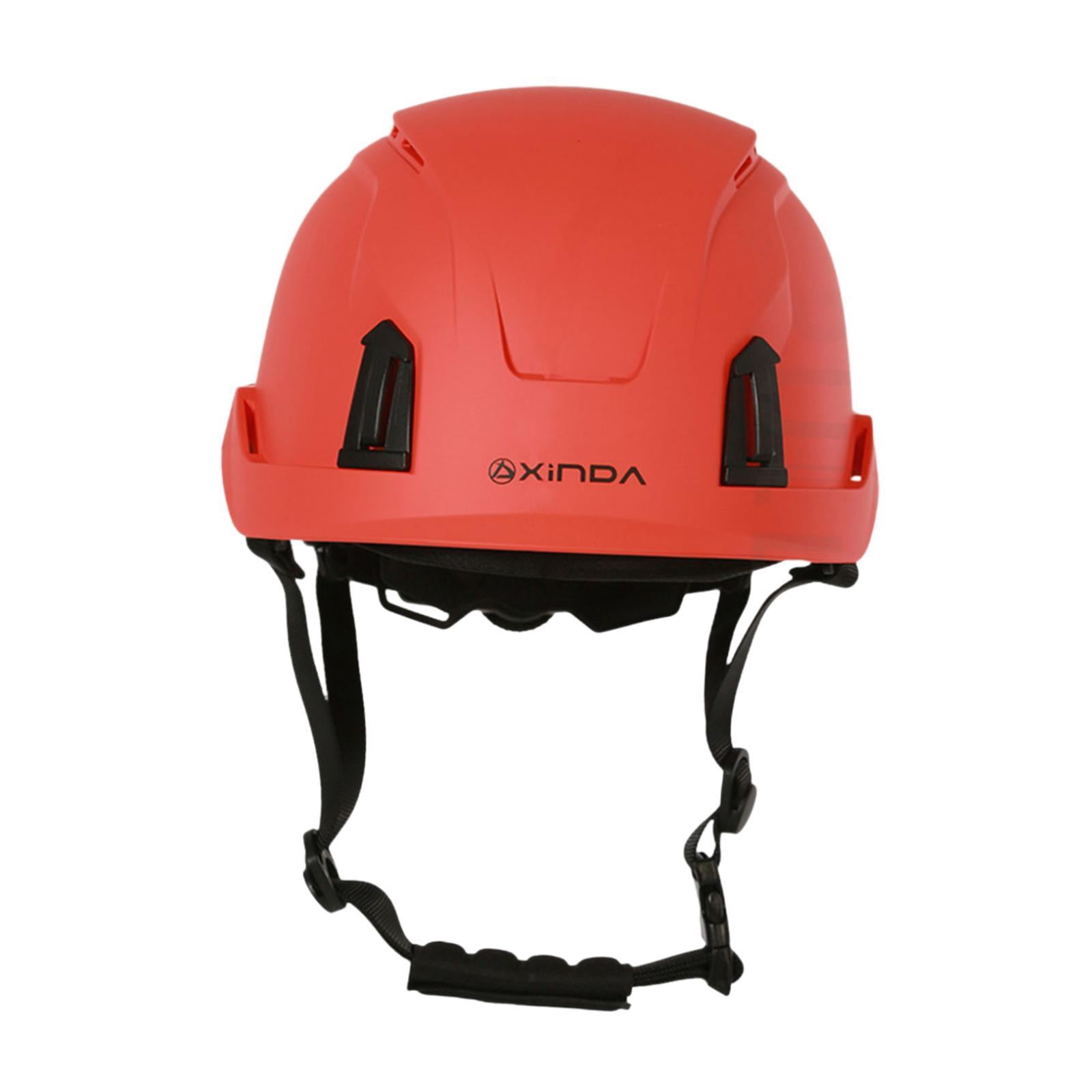 colaxi Construction Helmet for Adults Hard Hat for Arborist Outdoor Industrial Work Red