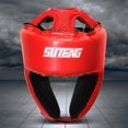 thumbnail image 4 of Casco De Boxeo Máscara de protección de cabeza ajustable para casco de boxeo para suministros deportivos (L rojo) Likrtyny Para Estrenar, 4 of 9