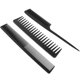 thumbnail image 4 of 1 juego de peines de plástico para el cabello, peine de peluquería, peine desenredante, herramienta para peinar el cabello, 4 of 7