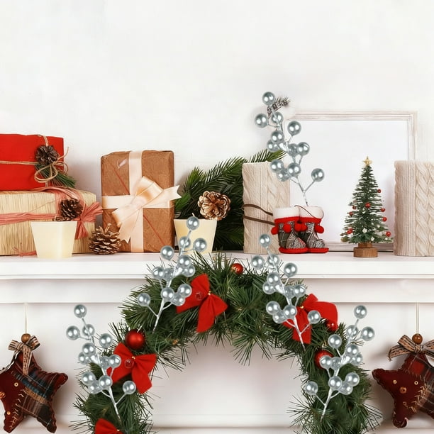 Christmas Cut Red Berry Artificial Flower Decoration