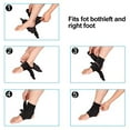 thumbnail image 3 of 2 Pack Ankle Brace for Women Men, Adjustable Comfortable Ankle Support Brace for Plantar Fasciitis, Achilles,Tendon, Sprain, Running, Basketball, Injury Recovery, Breathable Neopre, 3 of 7