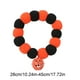 thumbnail image 3 of Collar de Halloween para Mascotas con Bolas de Pelo Sintético, Diseño de Calabaza y Cascabeles | Naranja, Poliéster, Talla L (26-45 Cm), 18 X 15 X 3 Cm, 16 G, 3 of 6