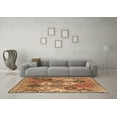 thumbnail image 3 of Ahgly Company Indoor Square Persian Brown Traditional Area Rugs, 6' Square, 3 of 4