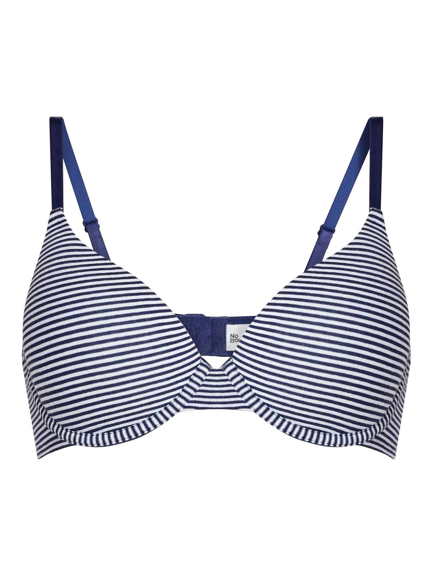 No Boundaries Cotton Blend Lightly Lined T-Shirt Bra, Women's 34A-40C
