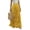 Yellow, variant on Boho Skirts for Women Comfort Waist Floral Long Flowy Skirts Casual Summer Vacation Pleated Skirts, M