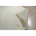 thumbnail image 4 of EORC FM35IV6X9 Hand-Knotted Wool Modern Solid Rug, 6' x 9', Ivory Area Rug, 4 of 4