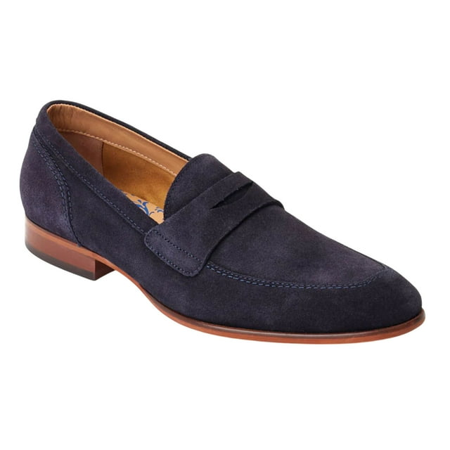 Base London Mens Bruno Leather Penny Loafers