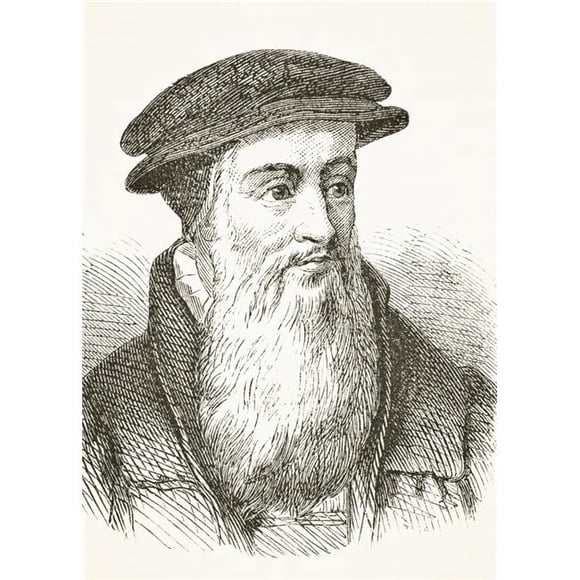 Posterazzi DPI1855804LARGE John Knox Circa 1510 To 1572 Scottish Clergyman & Leader of Protestant Reformation Founder of Presbyterianism From T Poster Print, Large - 24 x 34