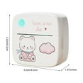 Mini Printer with 6 Rolls Sticker Paper, Portable Sticker Printer