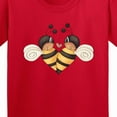 thumbnail image 4 of Inktastic Valentine's Day Bumble Bees Youth T-Shirt, 4 of 5