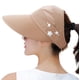 thumbnail image 1 of Sombrero HINDAWI con protección UV de ala ancha para mujer (caqui), 1 of 6