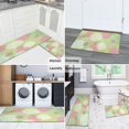 thumbnail image 6 of 2 Piece Floral Spring Flowers Dalia Rug Kitchen Rug Set, Decor Kitchen Rugs, Absorbent Non-Slip Washable Floor Mats, Home Indoor Runner Rugs 17"x47"+17"x30", 6 of 7