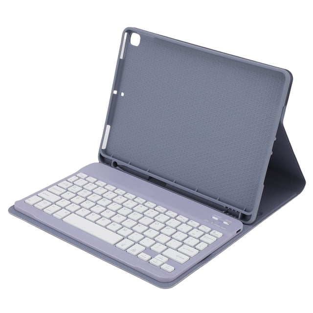 Case De Teclado Para IPad9/8/7th Gen, IPadpro, IPadair 3 7 Color Retroiluminado Teclado Desmontable Magnético Caja De Protección De Tableta Con Soporte De Lápiz, Cuero PU