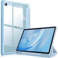 thumbnail image 1 of (Azul claro) Funda protectora para Samsung Galaxy Tab S6 Lite 2022/2020 10.4" - [Almacenamiento de bolígrafo] Funda trasera transparente para Tab S6 Lite con cubierta transparente a prueba de golpes, 1 of 5