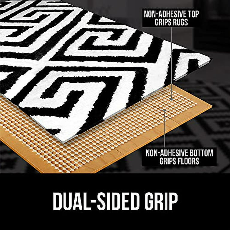 The Original Gorilla Grip 8 Pack Rug Gripper, Corners and Sides, Stops