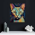 thumbnail image 4 of Cat Canvas Print American Shorthair Devon Rex Cat Hanging Wall Art Funny Home Decor Poster Print, 4 of 4