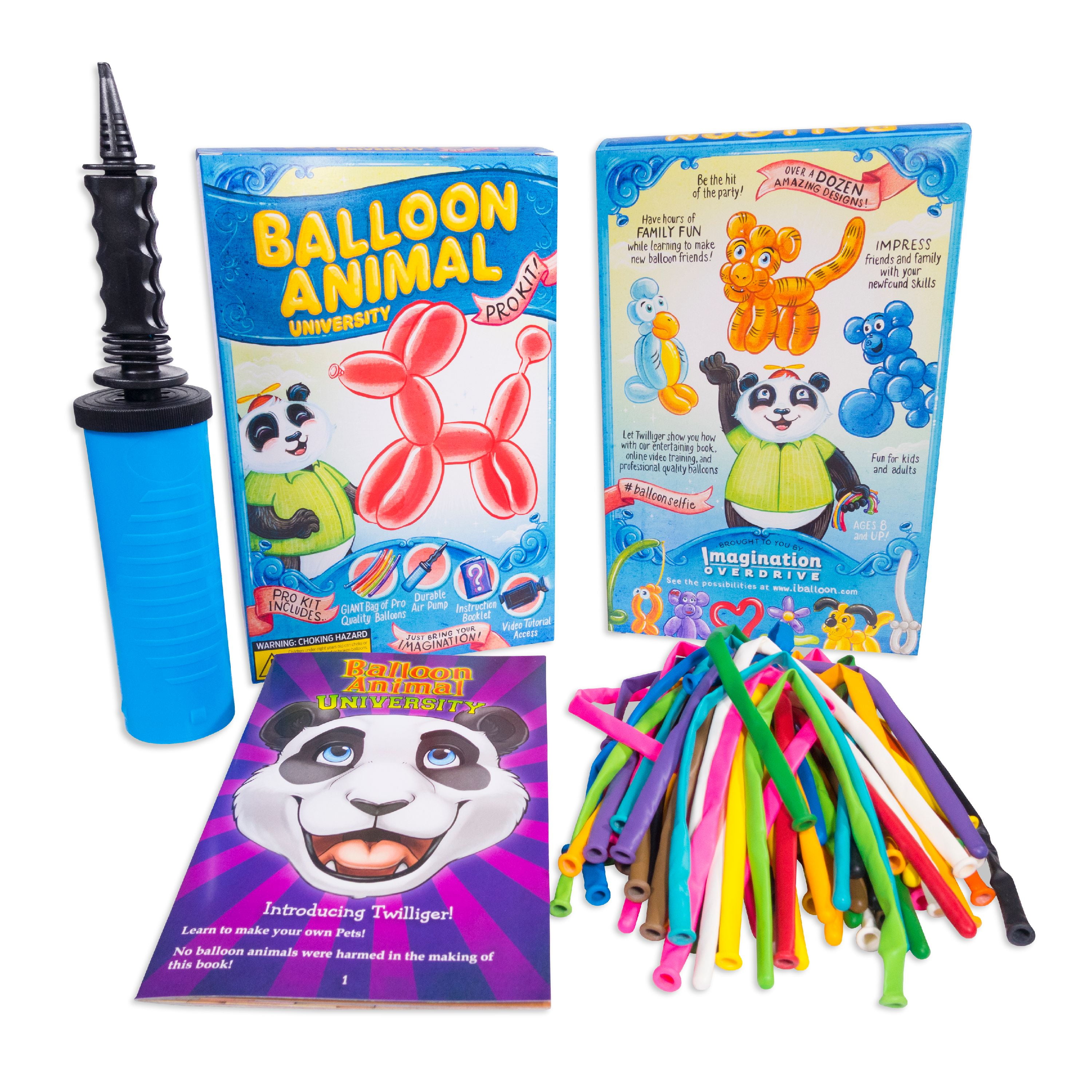 Magic Modélisation Ballons Set Coloré Ballon Kids Fun Party Craft Kit pompe 