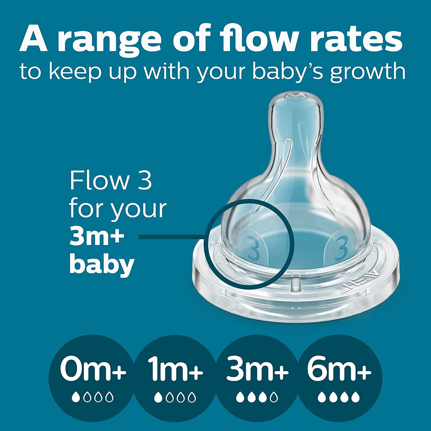 Philips AVENT Anti-Colic Baby Bottles, 11oz, 4pk, Clear, SCY 11oz 4 Pack Clear