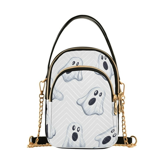 joogoo Women Cute Ghost Chain Crossbody Bags Shoulder Handbag Phone Purse