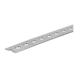SteelWorks 0.074 in. X 1.38 in. W X 72 in. L Steel Slotted Flat Bar SteelWorks 0.074 in. X 1.38 in. W X 72 in. L Steel Slotted Flat Bar