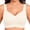 White, variant on Breezora Women's Wireless Support Bra Full Coverage No Underwire Plus Size Comfortable Everyday Underwire Free