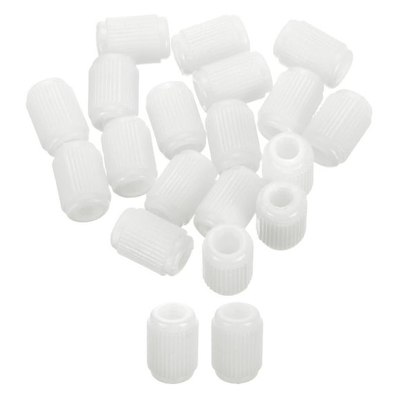 Uxcell 100Pack 0.39"x0.59" Hinge Dowels, Plastic Dowel Insert for Cabinet Door Hinges Furniture Connections, White