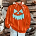 thumbnail image 2 of Makaor Crewneck Sweatshirt Women Mens Plus Size Halloween Tops Fleece Long Sleeve Pullover Pumpkin Casual Clothes, 2 of 8